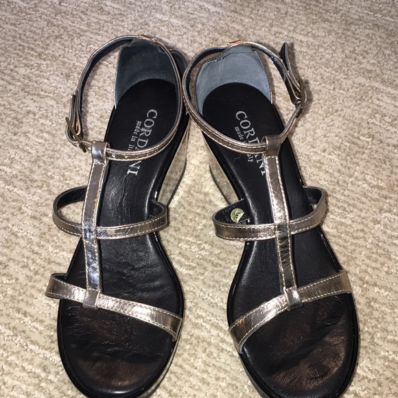 Cordani Danika Wedge Bronze Sandal - Picture 4 of 6